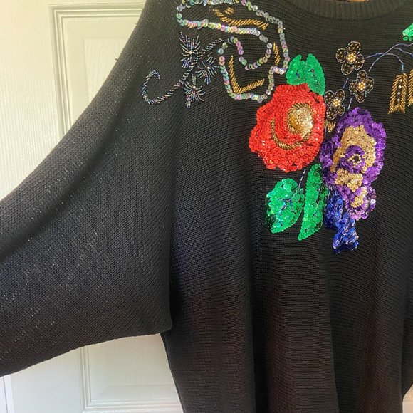 💙UGLY SWEATER PARTY - Vintage Oversized Crewneck Sweater - Picture 4 of 7